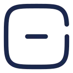 Minus Square SVG Icon